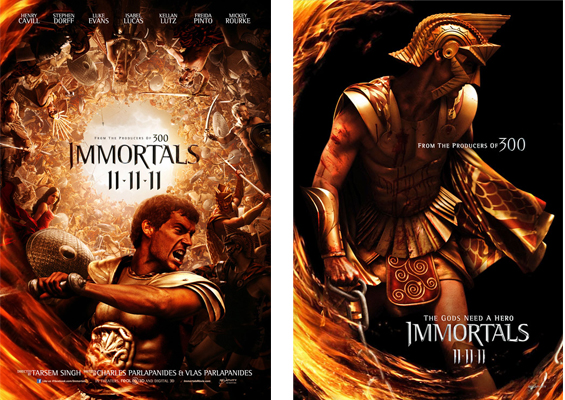 immortals movie poster