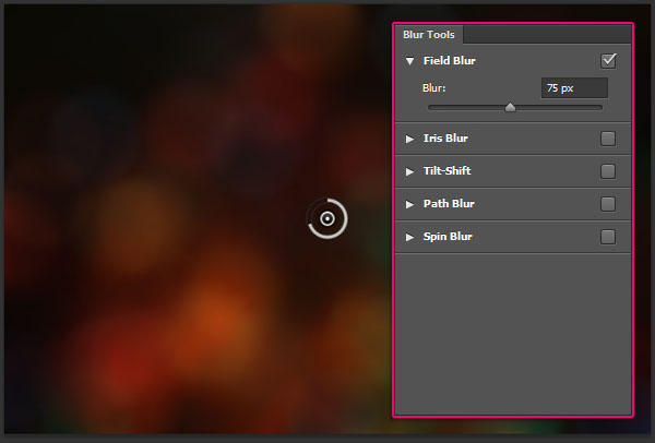 Using Field Blur in Photoshop