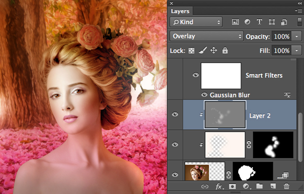 Creating Painterly Light with Blend Modes