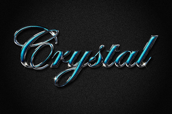 Crystal Text Effect