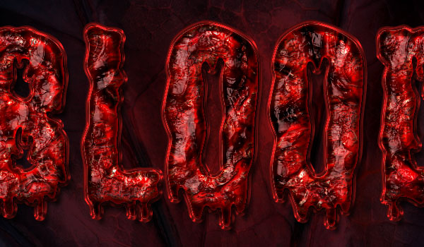 Bloody Text Effect