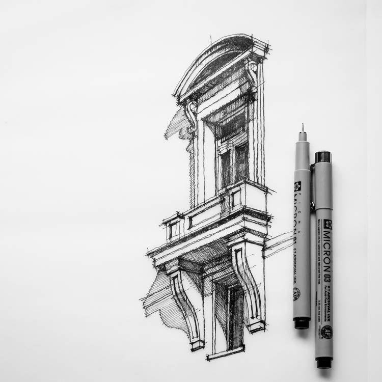 For Dan Hogman Blurred Lines Separate His Love Of Architecture Illustration And Photography Layers Magazine