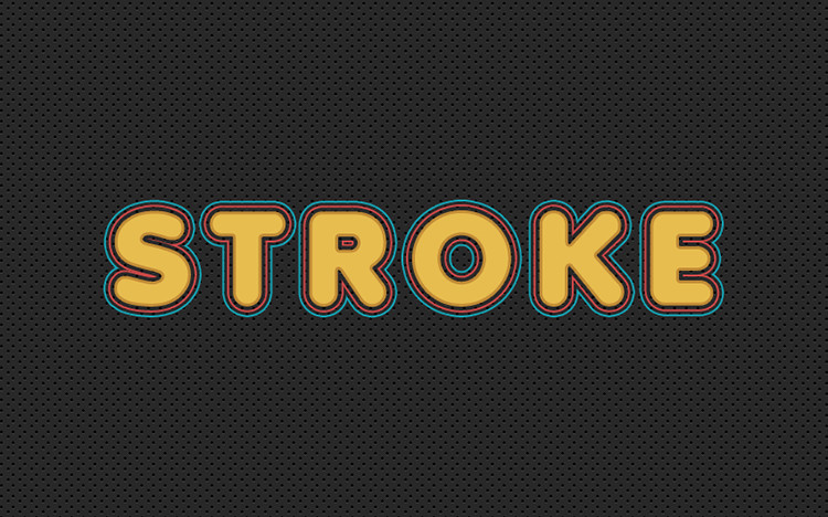 stroke text after effects
