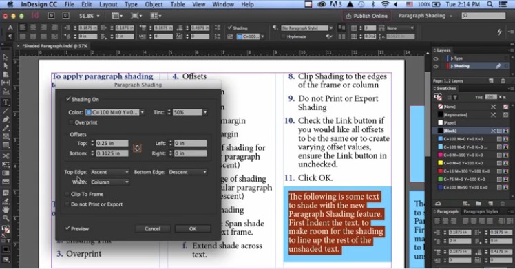 Using the New Highlight Paragraph Feature InDesign CC 2015 Layers Magazine