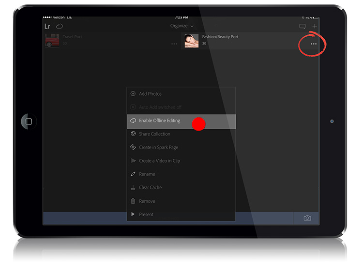 How to "Work Offline" In Lightroom Mobile (And When You Might Want To