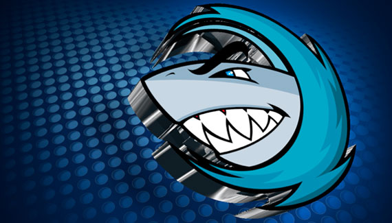 sharks 3d logo