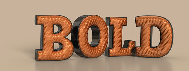 3d text in photoshop