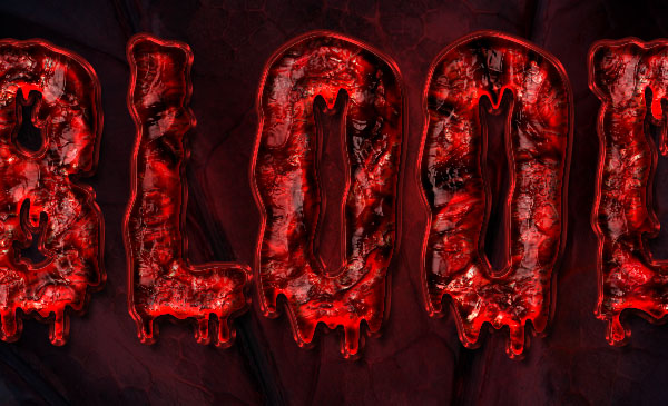 Bloody Text Effect